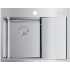 Изображение товара Кухонная мойка из нержавеющей стали OMOIKIRI Akisame 65-IN-L прямоугольная