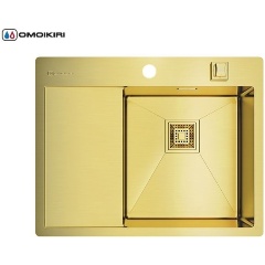 Изображение товара Мойка OMOIKIRI Akisame 65-LG-R нерж.сталь/светлое золото