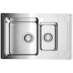 Изображение товара Мойка OMOIKIRI Mizu 78-2-IN универсальная/нерж.сталь NEW