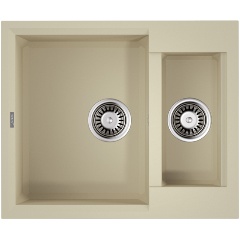 Изображение товара Кухонная мойка Omoikiri Sakaime 60-2-BE из Tetogranit ваниль