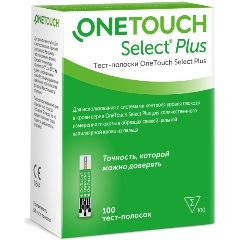 Изображение товара Тест-полоски One Touch Select Plus №100