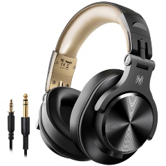 Изображение товара Беспроводные наушники OneOdio Fusion A70, черно-золотой