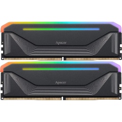 Изображение товара Оперативная память APACER RGB 64Gb (2x32Gb) DDR5-6400 DIMM (AH5U64G64C652NBAA-2)
