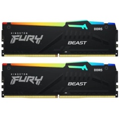 Изображение товара Оперативная память Kingston DDR5 16Gb (2x8Gb) 6000MHz pc-48000 FURY Beast RGB EXPO CL36, 1.35V (KF560C36BBEAK2-16)