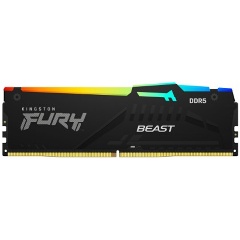 Изображение товара Оперативная память Kingston DDR 5 64Gb (2x32Gb) 5200Mhz pc-41600 FURY Beast Black RGB XMP CL40 (KF552C40BBAK2-64)