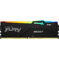 Изображение товара Оперативная память Kingston Fury Beast RGB 16GB DDR5 -6400 DIMM (KF564C32BBEA-16)