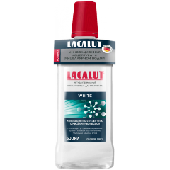 Изображение товара Ополаскиватель для полости рта LACALUT White антибактериальный, 500 мл