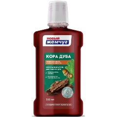 Изображение товара Ополаскиватель для полости рта НОВЫЙ ЖЕМЧУГ с корой дуба, 500 мл