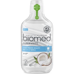 Изображение товара Ополаскиватель для рта BIOMED Super white, 500 мл