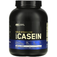 Изображение товара OPTIMUM NUTRITION Casein Protein 4 lb Cookies&Cream казеиновый протеин для восстановления и набора 