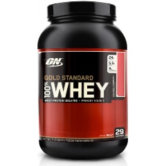 Изображение товара Протеин OPTIMUM NUTRITION Whey protein Gold standard 2lb - Delicious Strawberry 908г