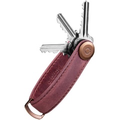 Изображение товара Ключница Orbitkey Key Organiser Crazy-Horse в розовом цвете