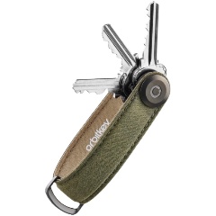 Изображение товара Ключница Orbitkey Waxed Canvas, зеленый