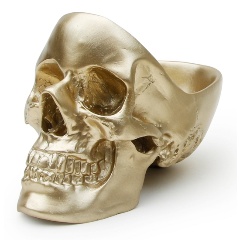 Изображение товара Органайзер для мелочей Suck UK Skull, золотой