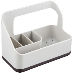 Изображение товара Органайзер для раковины Smart Solutions Ronja, 19х10,5х14,6 см, светло-серый (SS-SO-PPABS-GR-19)