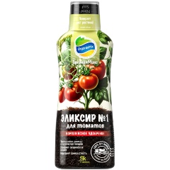 Изображение товара Комплексное органическое удобрение ОРГАНИК МИКС Эликсир № 1 для томатов 250 мл