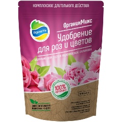 Изображение товара Удобрение ОРГАНИК МИКС гранулированное для роз и цветов 850г