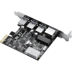 Изображение товара Плата расширения PCI-E Orico PNU-3A1R черный с USB 3.0 и RJ45