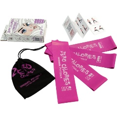 Изображение товара Набор FitTools из 4 широких эспандеров ZERO CALORIES (сопротивление от 4.5 до 20,4 кг)