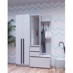 Изображение товара Набор Прихожая ОРИНОКО Бостон(вешалка В2 + шкаф Ш 600)