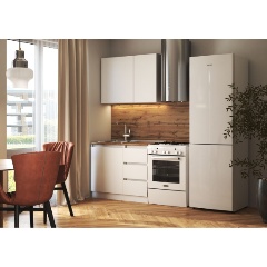 Изображение товара Кухонный гарнитур ОРИНОКО "Мальм" 1.0 (Белый, столешница Дуб Вотан