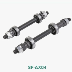 Изображение товара Ось Ось передняя SHUNFENG 140мм под гайки с промподшипниками