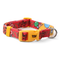 Изображение товара Ошейник Triol СОЮЗМУЛЬТФИЛЬМ ВИННИ ПУХ нейлоновый "Большой секрет" S, красно-желтый, 15х270-370мм