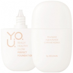 Изображение товара Тональная основа для лица RELOUIS Y.O.U. Really Healthy Glow тон 02 Nude Beige, 45 г