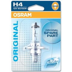 Изображение товара Лампа автомобильная OSRAM H4 Original 12V 60/55W, 1шт, 64193-1BL
