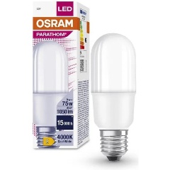 Изображение товара Светодиодная лампа Osram PARATHOM CL STICK FR 75 9W 1050Лм E27 светлый