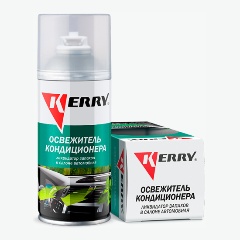 Изображение товара Освежитель кондиционера KERRY ликвидатор запахов в салоне автомобиля 210 мл