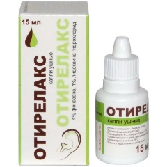 Изображение товара Лекарственное средство Отирелакс ушные капли 17,1г фл-кап 15мл №1