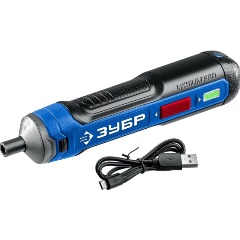 Изображение товара Отвертка аккумуляторная ЗУБР PSD-4, серия «ПРОФЕССИОНАЛ»