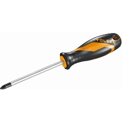 Изображение товара Отвертка крестовая TOLSEN "GRIPro", Pozidriv №2, 100 мм