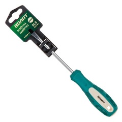 Изображение товара Отвертка "-" 5,0х100мм SL ВОЛАТ (шлицевая Slotted, двухкомп. рукоятка Anti-Slip) (17060-510)