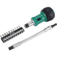 Изображение товара Отвертка Pro'sKit 1PK-201 с гибким удлинителем и 10 насадками