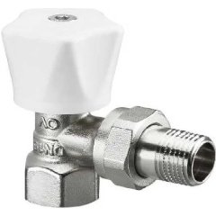 Изображение товара Вентиль Oventrop серии HR, Ду 10 3/8", угловой, с ручным приводом