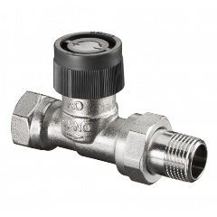 Изображение товара Вентиль Oventrop, серия A, термостатический (под термоголовку), проходной, DN-20, 3/4", 3/4", ВН