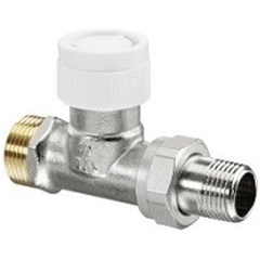 Изображение товара Вентиль Oventrop серия AV9, DN-15, 3/4", 1/2", Н ЕК-Н, проходной, никелированный