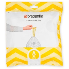 Изображение товара Пакет пластиковый Brabantia, A 3л, 40шт (137600)