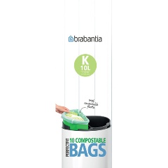 Изображение товара Пакет пластиковый Brabantia биоразлагаемый, K 10л, 10шт (364983)