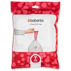 Изображение товара Мешки для мусора BRABANTIA PerfectFit, размер Y (20 л), упаковка-диспенсер, 40 шт. (138263)