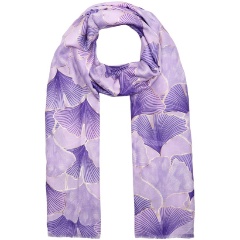 Изображение товара Женский палантин Henry Backer HB1952-74 из вискозы и хлопка сиреневый