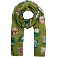 Изображение товара Женский демисезонный палантин Henry Backer HB1971-65 из вискозы и хлопка