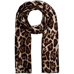 Изображение товара Стильный женский палантин Henry Backer HB1977-09 коричневый