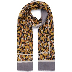 Изображение товара Женский палантин JANE'S STORY J1605S66-60 желтый 180x85 см натуральный