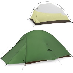 Изображение товара Палатка Naturehike Cloud Up Pro Si 2-местная, алюминиевый каркас, зеленая