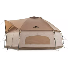 Изображение товара Палатка Naturehike Hexagon шестиугольная 4-местная, алюминиевый каркас, песочный