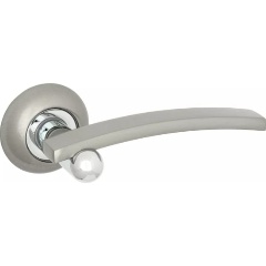 Изображение товара Дверная ручка Palladium Asolo SN/CP никель матовый для влажных помещений