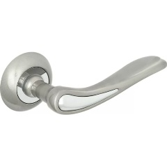 Изображение товара Дверная ручка Palladium Sofia SN/CP никель матовая для современных и классических дверей